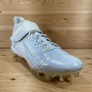 Nike Alpha Menace Pro 2 Mid Football Cleats Men’s 15 White Chrome AQ3209-109